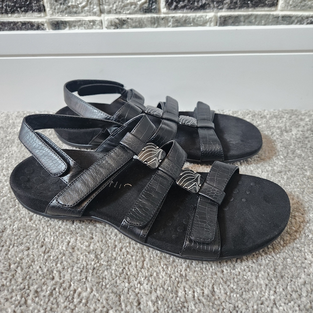 Vionic Women's Black Slingback Sandals Size 10